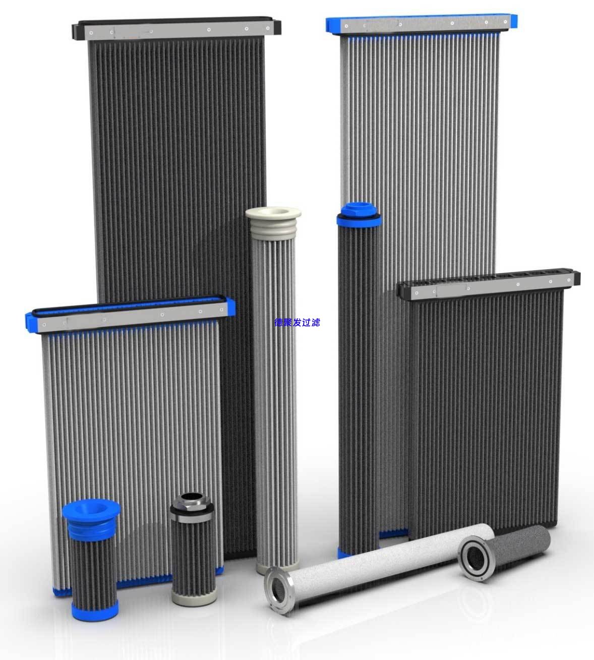 Delta 2 Sintered PE Polyethylene Filter Element, Pure Surface Filtration For Abrasive Dust, Herding Delta2